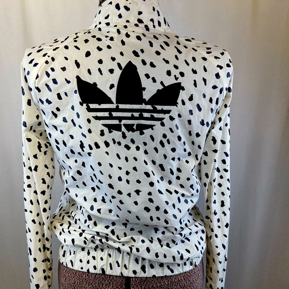 NWOT adidas Originals SST Track Jacket Full Zip Women's White Black Windbreaker - Picture 6 of 16